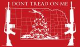 Nebrska Don't Tread On Me flag