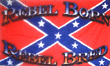 Rebel Born Breed flag