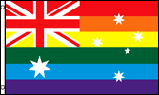 Austrailia Rainbow flag