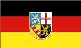 Saarland flag of Germany