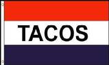 TACOS red white blue flag