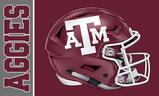 Tex AM helmet flag
