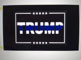 Trump thin Blue line flag