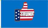 Thumbs Up RWB Trump flag