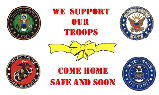 WE SUPPORT OUR TROOPS COME HOME SAFE FLAG