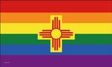 New Mexico Rainbow flag