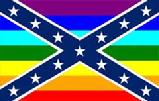 Rainbow Rebel flag