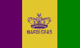 MARDI GRAS 3'X5' FLAG 2