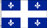 Quebec of Canada flag