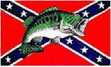 Rebel Big Mount Bass flag