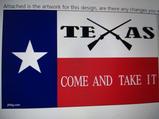 Texas Rifles Come and Take It flag