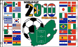 WORLD CUP 2010 3'X5' FLAG