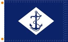 Old School Navy Anchor flag