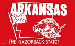 ArkansasRazorback State flag