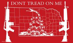 Dont Tread On Me Nebraska flag