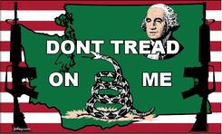 Washington State Dont Tread On Me flag