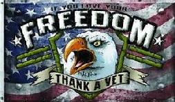 Thank A Vet flag of Freedom