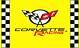 Corvette Yellow Racing flag
