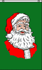 Santa Claus vertical flag