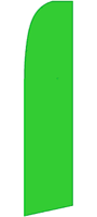 SOLID GREEN SWOOPER FLAG