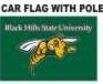 Black Hills State U car flag