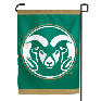 COLORADO STATE RAMS garden flag