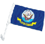 UNITED STATES NAVY CAR TRUCK WINDOW ROLL UP FLAG